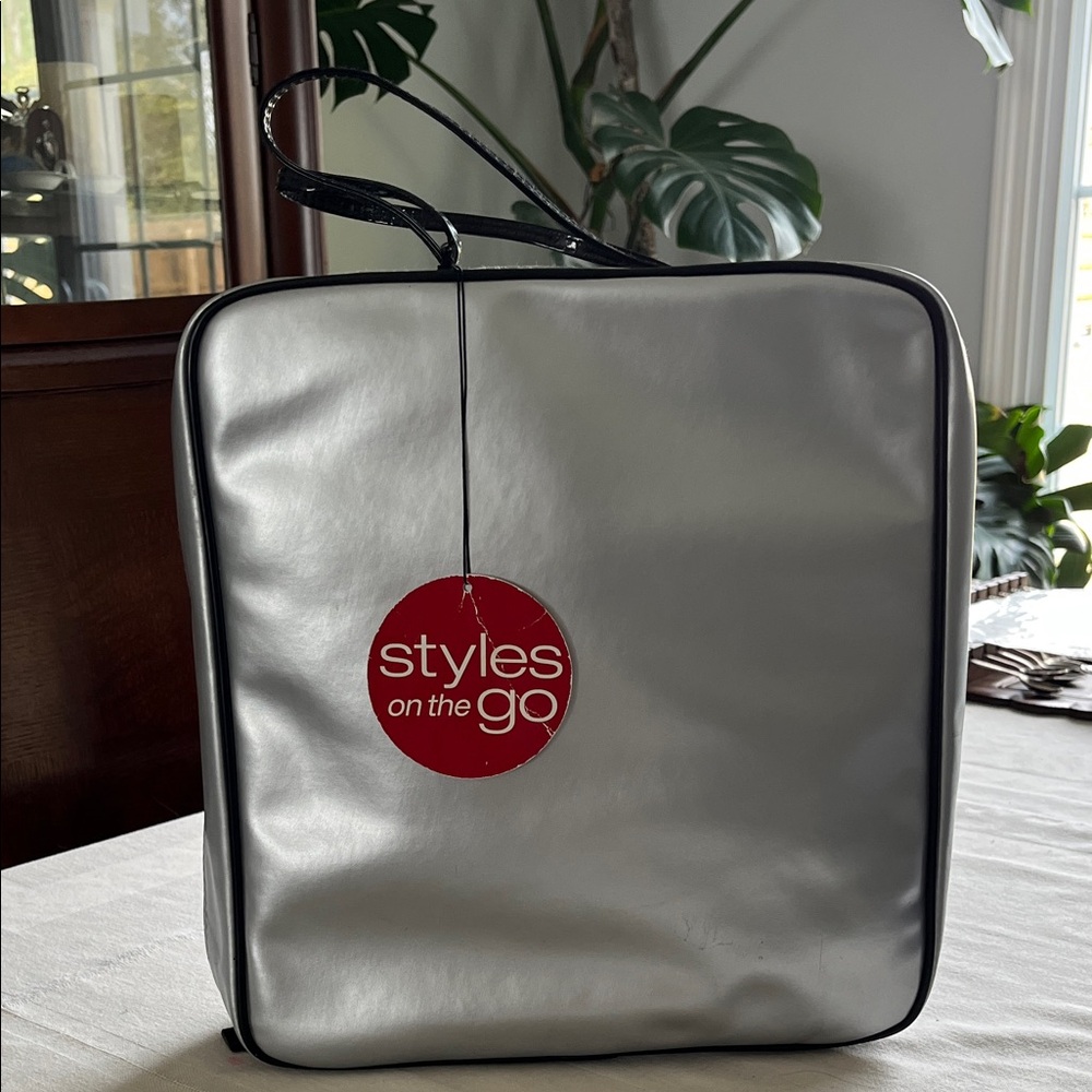 Conair Silver Portable Storage Bag Water Resistant